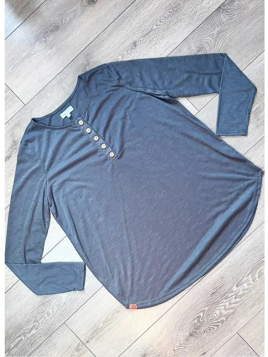 Simply Southern Long Sleeve Henley - Picture 3 of 15